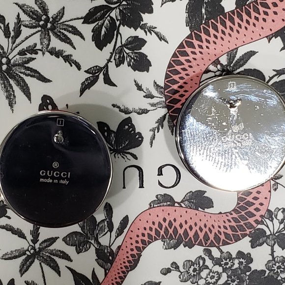 Authentic Gucci Logo Studs - Picture 7 of 8